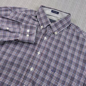 Paul & Shark Yachting Shirt Mens Medium 15.5 Multicolor Plaid Made‎ In Italy